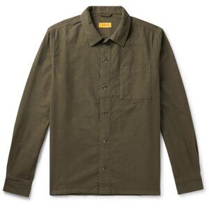 Saturdays NYC - Alessandro Cotton-Flannel Shirt - Green SZ M